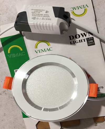 AL527 LED downlight 3W